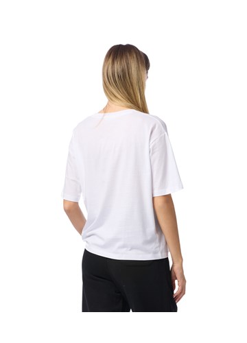 Replay BIJELA MAJICA SPUŠTENIH RAMENA S MAXI PRINTOM  - 4