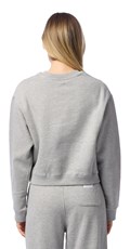 SIVI SWEATSHIRT S NATPISOM U KOLEDŽ STILU - 4