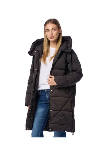 Replay CRNA PARKA S KAPULJAČOM I DVOSTRUKIM KOPČANJEM - 2