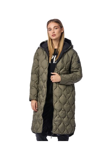 Replay ZELENA PARKA S PROŠIVENIM DETALJIMA - 2