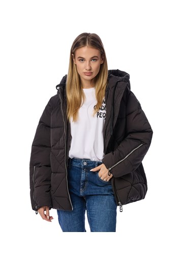 Replay TOPLA JAKNA S PROŠIVENIM DETALJIMA I KAPULJAČOM U CRNOJ BOJI  - 2