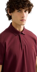 RASTEZLJIVA BORDO POLO MAJICA S IZVEZENIM SLOVOM R - 5