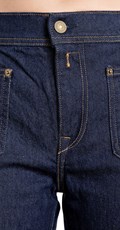 RAVNE JEANS HLAČE OD PAMUKA I LIOCELA W8244  873 07 - 5