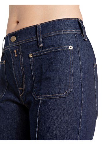 Replay RAVNE JEANS HLAČE OD PAMUKA I LIOCELA W8244  873 07 - 6