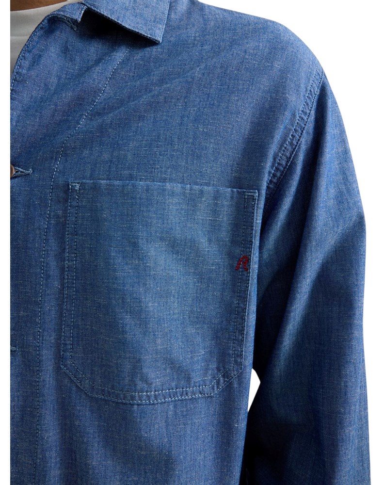 Replay REGULAR FIT CHAMBRAY KOŠULJA MV864E 248 07A - 6