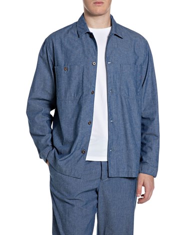 Replay regular fit chambray košulja mv864e 248 07a
