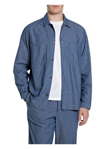 Replay REGULAR FIT CHAMBRAY KOŠULJA MV864E 248 07A - 1