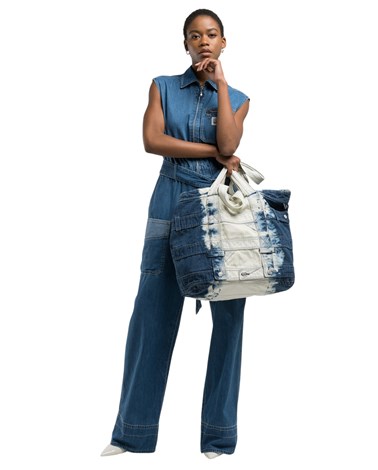 Replay relaxed fit kombinezon od jeansa