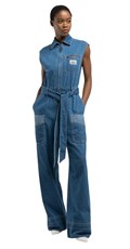 RELAXED FIT KOMBINEZON OD JEANSA - 3