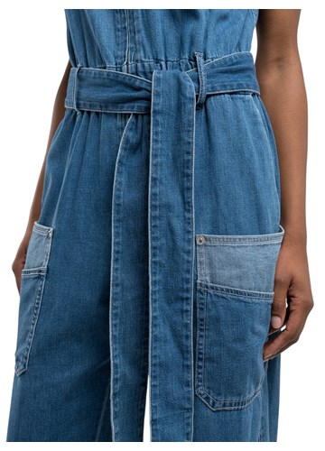 Replay RELAXED FIT KOMBINEZON OD JEANSA - 6