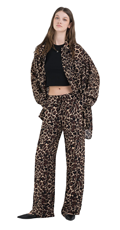 RELAXED FIT KOŠULJA S LEOPARD UZORKOM  - 1