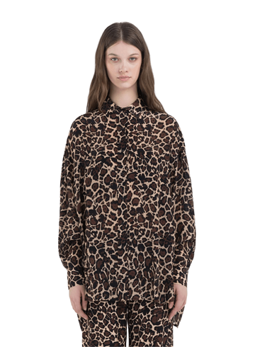 Replay RELAXED FIT KOŠULJA S LEOPARD UZORKOM  - 3
