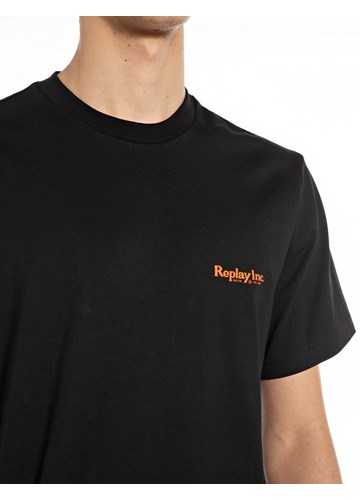 Replay AGENDER REPLAY INC. CRNA MAJICA S LOGOM - 5