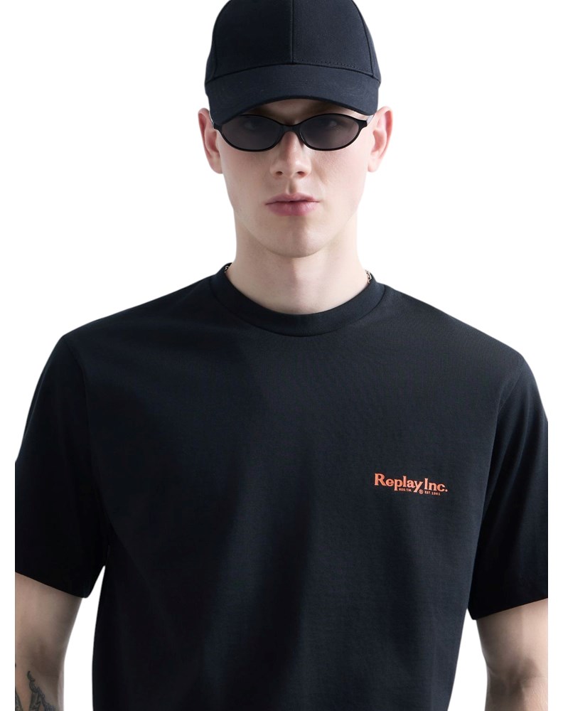 Replay AGENDER REPLAY INC. CRNA MAJICA S LOGOM - 6
