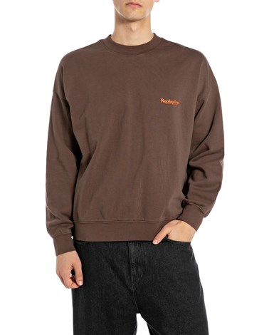 Replay replay inc. smeđi sweatshirt
