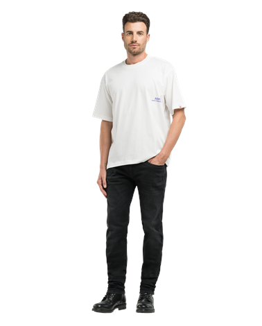 M3216  2660 Replay rock and rave bijela majica kratkih rukava Replay rock and rave bijela majica kratkih rukava