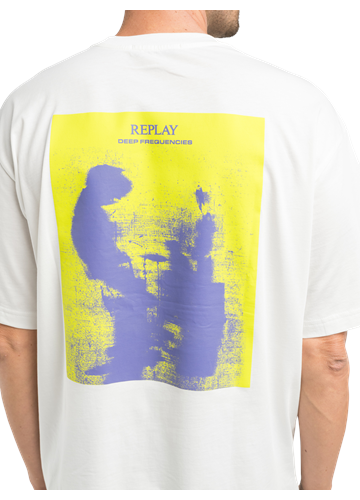 Replay ROCK AND RAVE BIJELA MAJICA KRATKIH RUKAVA - 4