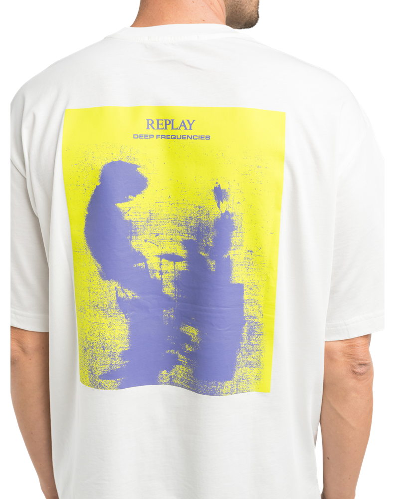 Replay ROCK AND RAVE BIJELA MAJICA KRATKIH RUKAVA - 4