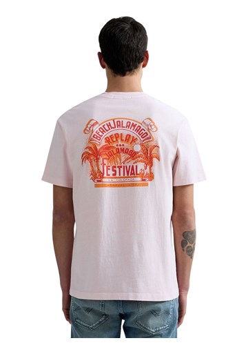 Replay ROZA MAJICA OPUŠTENOG KROJA S PRINTOM U BOJI - 3