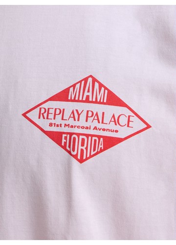 Replay ROZA MAJICA OPUŠTENOG KROJA S PRINTOM U BOJI - 5