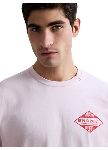 Replay ROZA MAJICA OPUŠTENOG KROJA S PRINTOM U BOJI - 7