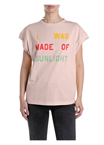 Replay ROZA MAJICA SA ŠARENIM PRINTOM - 1