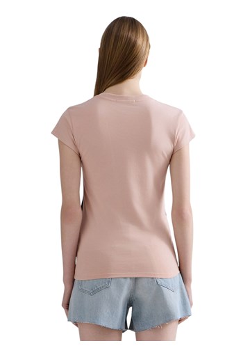 Replay ROZA USKA MAJICA OD ŽERSEJA S PRINTOM - 3