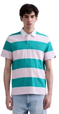 ROZO-ZELENA PRUGASTA POLO MAJICA - 2