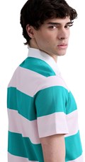ROZO-ZELENA PRUGASTA POLO MAJICA - 5