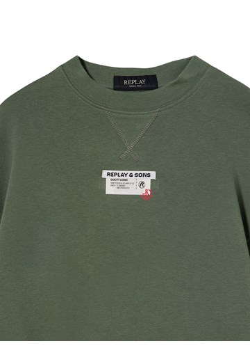 Replay SWEATSHIRT ZA DJEČAKE U VOJNIČKOM STILU - 3 Replay SWEATSHIRT ZA DJEČAKE U VOJNIČKOM STILU - 3