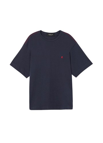 Replay PLAVA MAJICA KRATKIH RUKAVA S CRVENIM DETALJIMA ZA DJEČAKE - 1