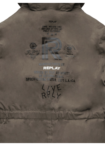 Replay PAMUČNA PARKA ZA DJEČAKE S REPLAY PRINTOM - 4