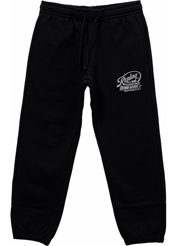 Replay CRNI DENIM GOODS DONJI DIO TRENIRKE ZA DJEČAKE - 1