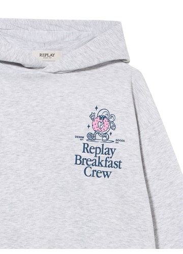 Replay SIVI SWEATSHIRT REPLAY BREAKFAST CLUB ZA DJEVOJČICE - 3