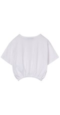 BIJELA CROPPED MAJICA S HAWAII STYLE PRINTOM ZA DJEVOJČICE - 2