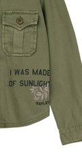 PAMUČNA SUNLIGHT JAKNA U ZELENOJ BOJI ZA DJEVOJČICE - 3