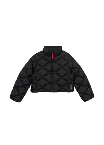 Replay CRNA CROPPED JAKNA S PROŠIVENIM DETALJIMA ZA DJEVOJČICE - 1