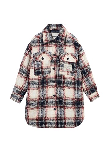 Replay KARIRANA JAKNA OD MJEŠAVINE VUNE ZA DJEVOJČICE - 1