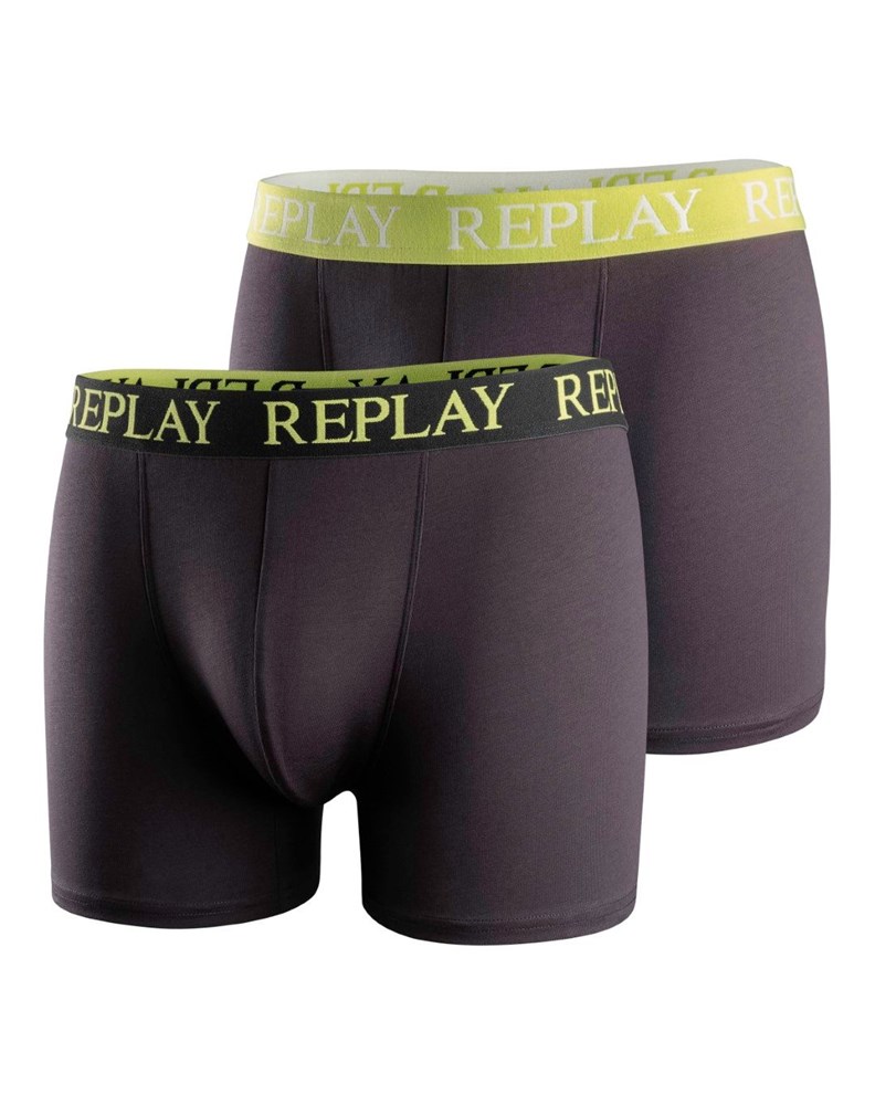Replay CRNE BOKSERICE SA ŽUTIM DETALJIMA, PAKET 2 KOM - 1