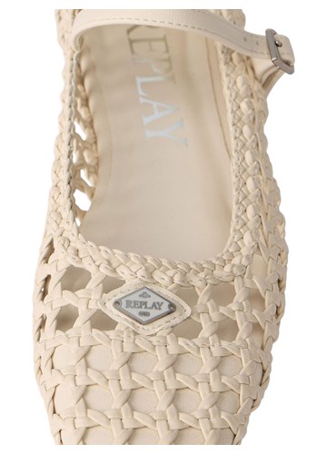 Replay SABINE CLASS BIJELE BALERINKE S VEZENIM DETALJIMA - 5