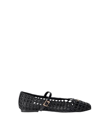 Replay sabine class crne balerinke s vezenim detaljima