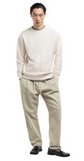SARTORIALE BASIC SWEATSHIRT U KREM BIJELOJ BOJI  - 1