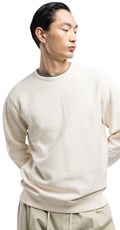 SARTORIALE BASIC SWEATSHIRT U KREM BIJELOJ BOJI  - 2