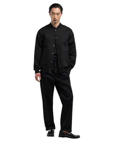 Replay sartoriale crna bomber jakna s drukerima
