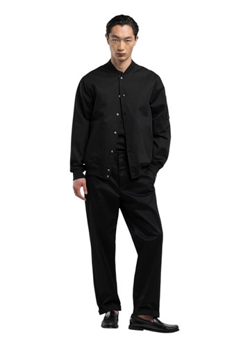 Replay SARTORIALE CRNA BOMBER JAKNA S DRUKERIMA - 1