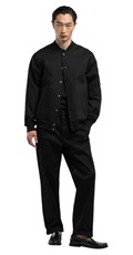 SARTORIALE CRNA BOMBER JAKNA S DRUKERIMA - 1