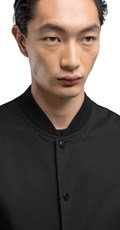 SARTORIALE CRNA BOMBER JAKNA S DRUKERIMA - 5
