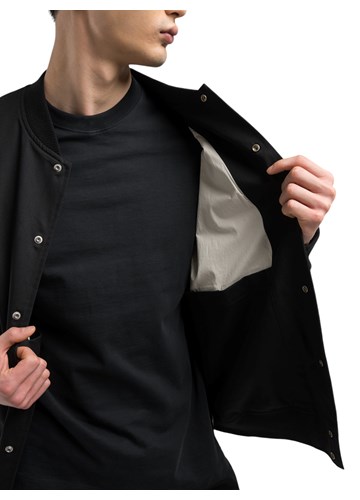Replay SARTORIALE CRNA BOMBER JAKNA S DRUKERIMA - 7