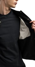 SARTORIALE CRNA BOMBER JAKNA S DRUKERIMA - 7