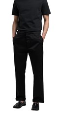 SARTORIALE CRNE CHINO HLAČE OD KEPERA - 2